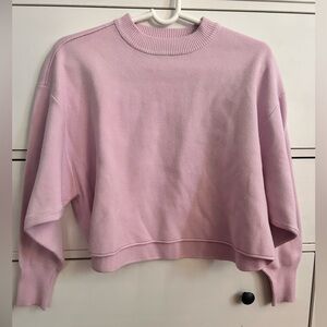 Lumiere Soft Pink Crew Neck Sweater